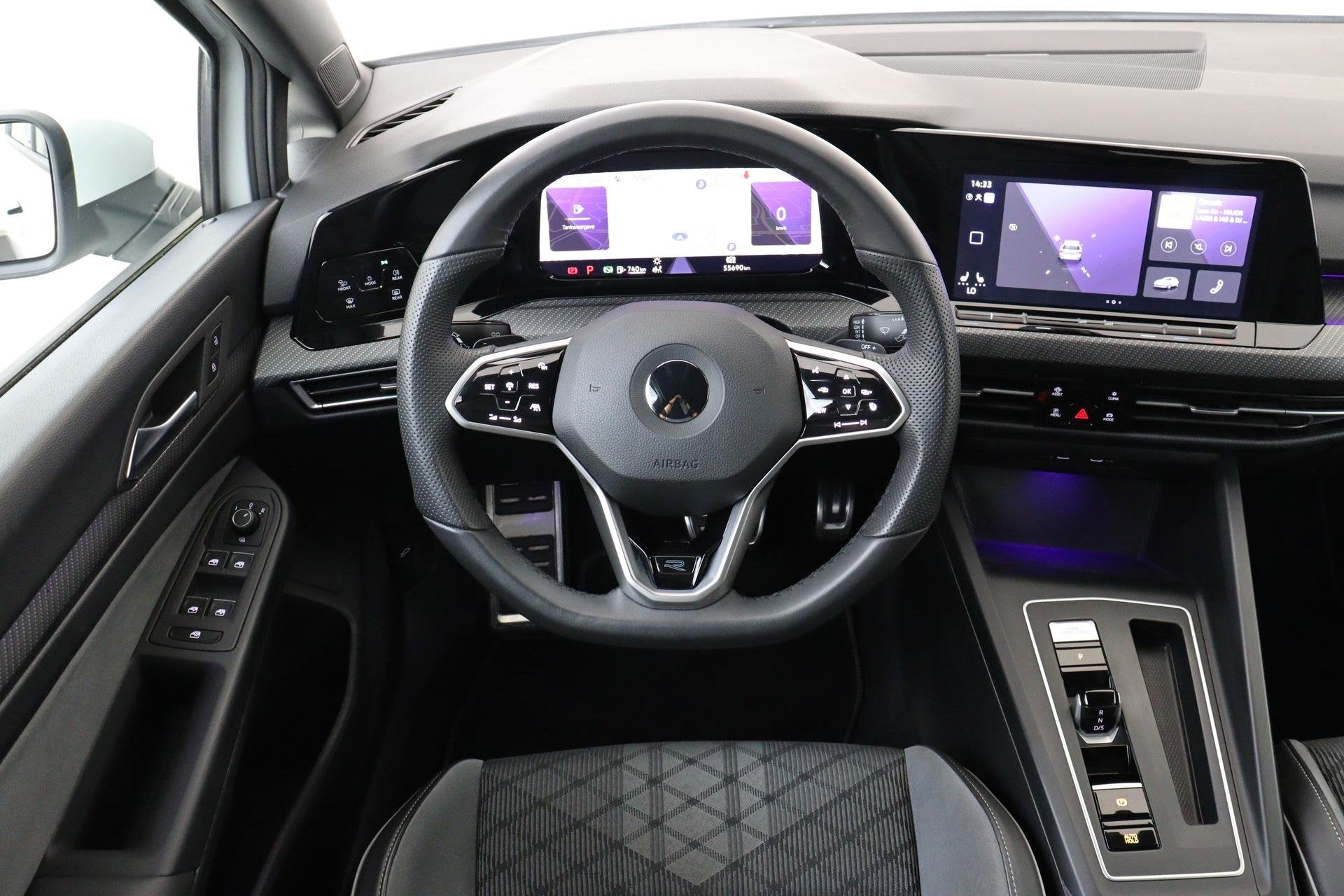 Volkswagen Golf 1.5 eTSI R-LINE -MATRIX.LED|STOEL/STUURVERW., 4 cilinders, 150 pk, Wit, Geïmporteerd