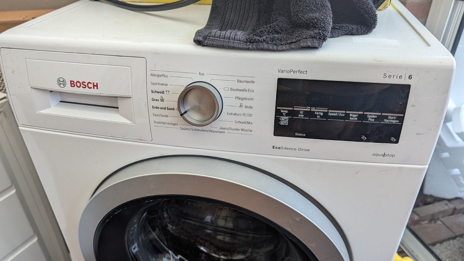 Bosch Serie 6 VarioPerfect Wasmachine - Mogelijk defect, Witgoed en Apparatuur, Ophalen of Verzenden, 1200 tot 1600 toeren, Minder dan 85 cm