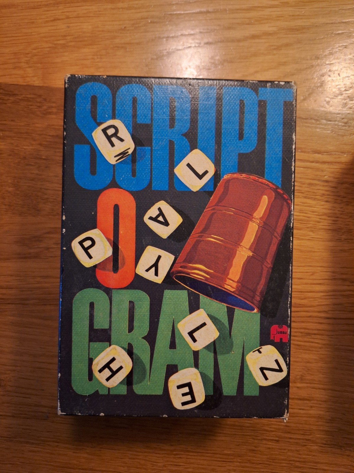 Scripto Gram Reisspel Jumbo, Jumbo, Gebruikt, Een of twee spelers, Ophalen of Verzenden