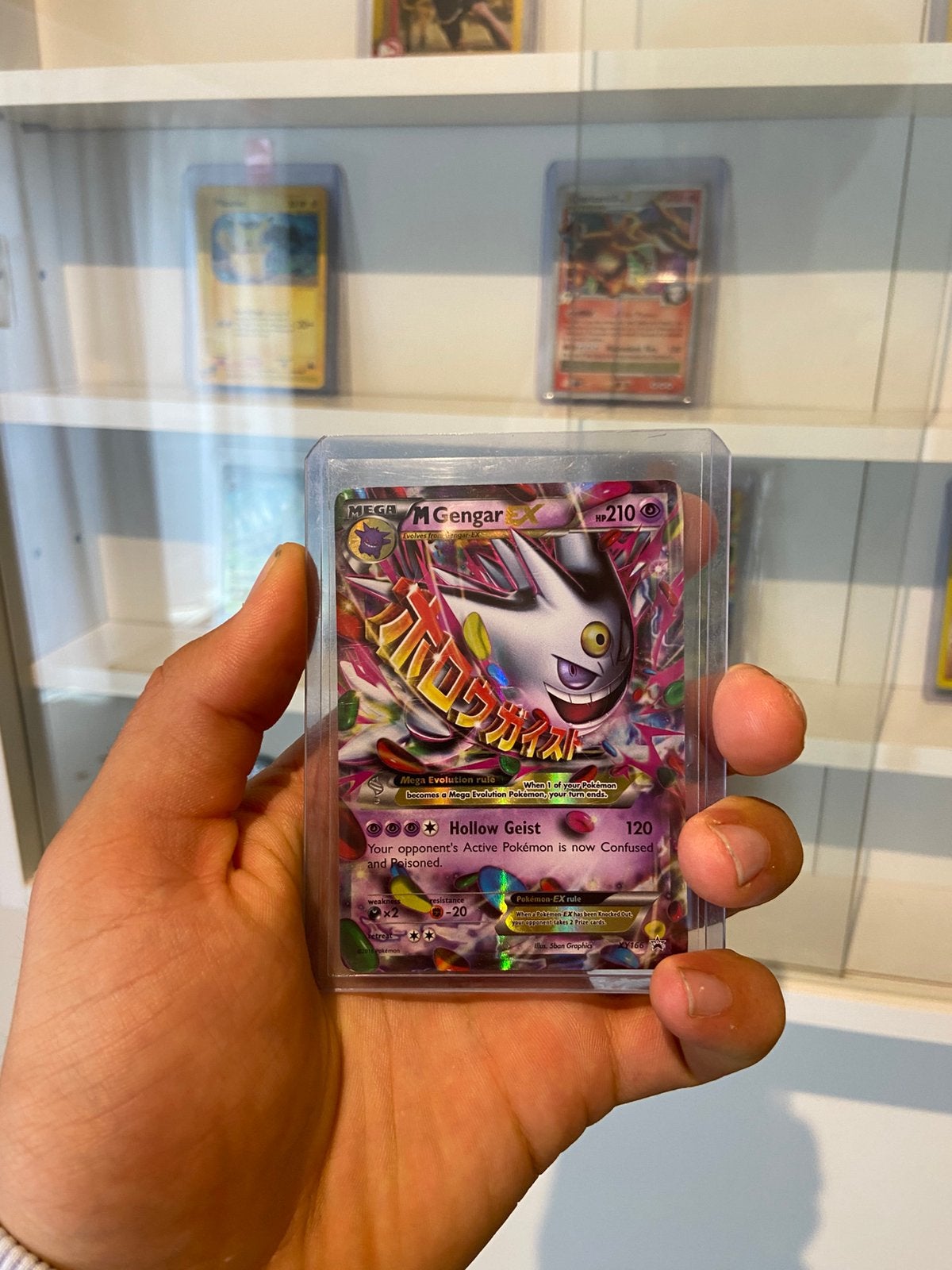🔥 M Gengar EX XY166 😈, Ophalen of Verzenden, Zo goed als nieuw