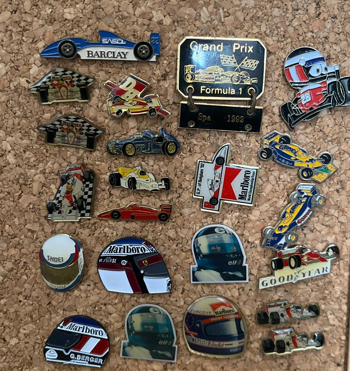 Unieke F1 Pins Collectie - Diverse Teams en Coureurs, Gebruikt, Ophalen of Verzenden, Nvt, Nvt