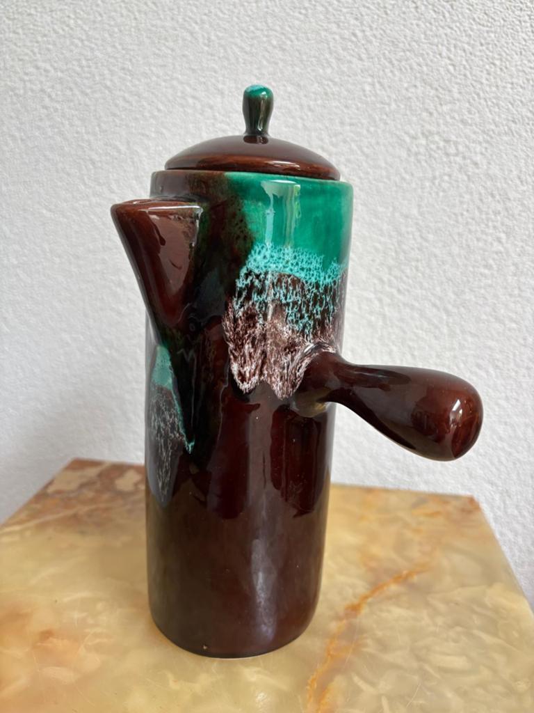 Vallauris koffiekan, schenkkan, 24 cm, keramiek, Frans, Antiek en Kunst, Antiek | Keramiek en Aardewerk, Ophalen of Verzenden