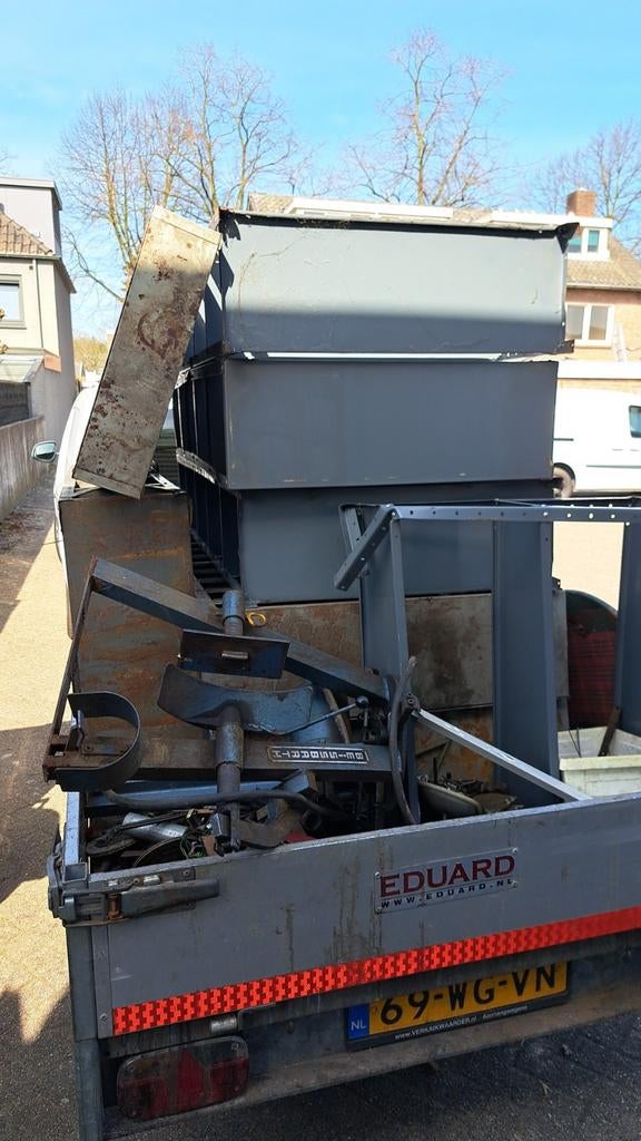 Oude metalen  kom het gratis ophalen, Doe-het-zelf en Verbouw, Metalen, Ophalen of Verzenden, Gebruikt