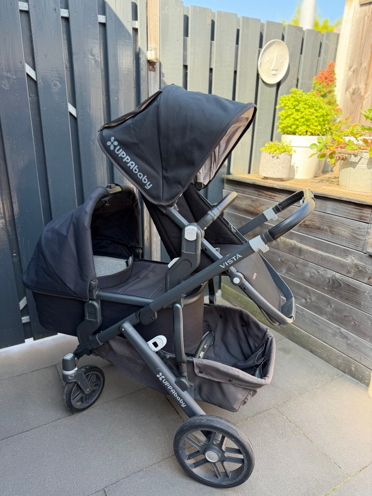 UppaBaby Vista kinderwagen, Kinderen en Baby's, Kinderwagens en Combinaties, Gebruikt, Met reiswieg, Ophalen, Kinderwagen