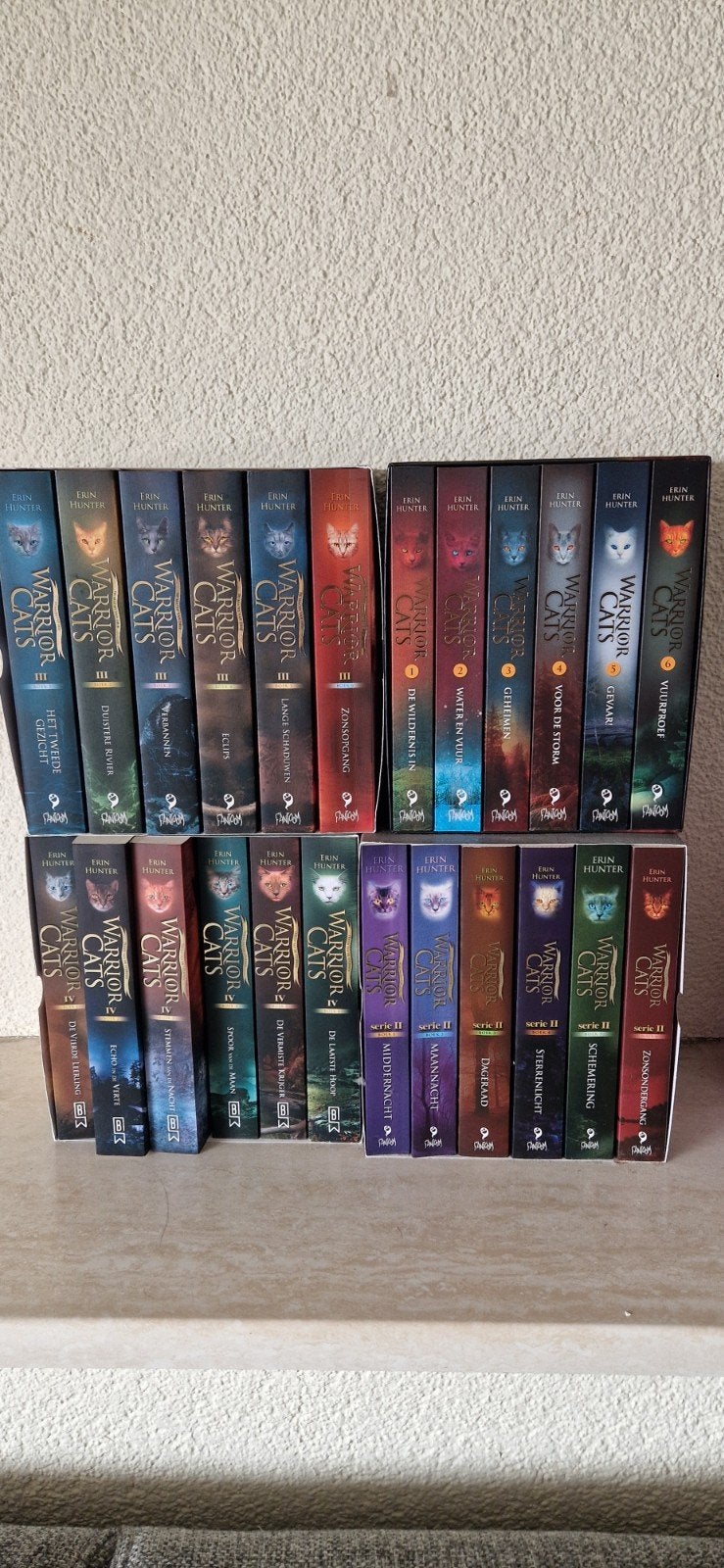 Warrior Cats Boekenreeks - Erin Hunter (20 boeken), Ophalen, Gelezen, Erin Hunter