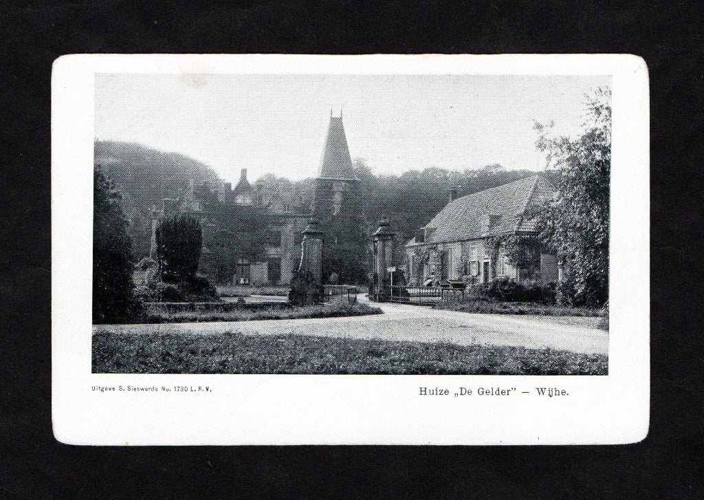 Wijhe Huize De Gelder Havezathe 1900., Ophalen of Verzenden, Voor 1920, Ongelopen, Overijssel