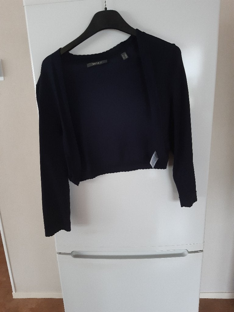 Te koop vestje, bolerootje bolero Esprit maat XL, Blauw, Maat 46/48 (XL) of groter, Ophalen of Verzenden, Zo goed als nieuw