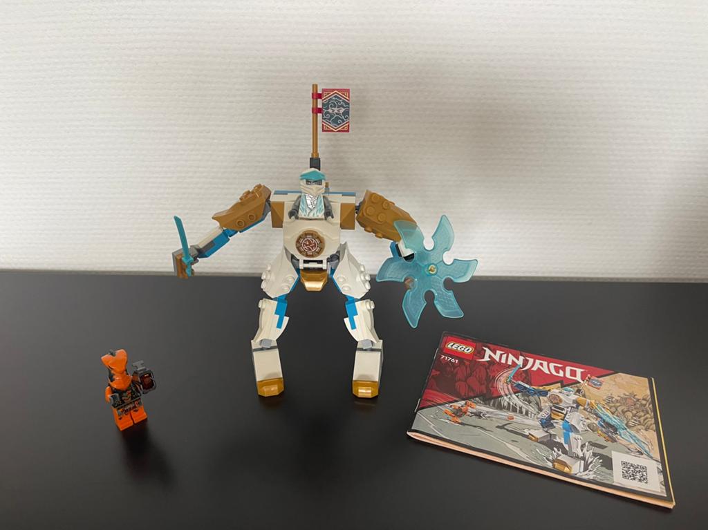 Lego Ninjago 71761 Zane’s power - up mecha EVO, Lego, Compleet, Ophalen of Verzenden, Zo goed als nieuw