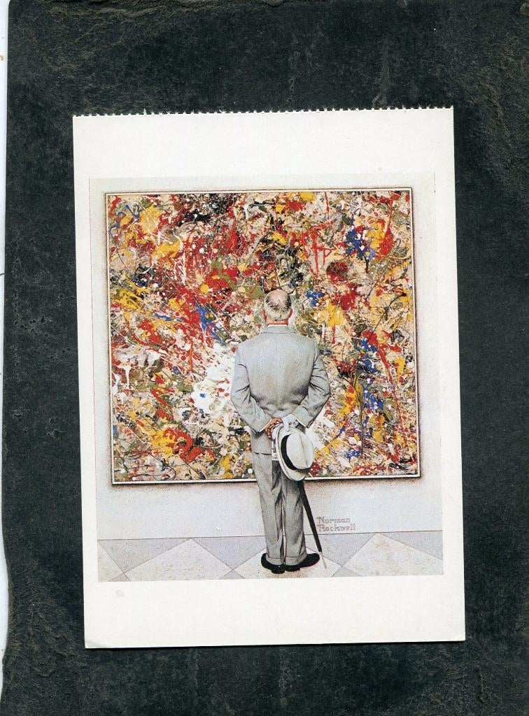 Ansicht Norman Rockwell - Anstrakt und konkret, Verzenden, 1980 tot heden, Ongelopen