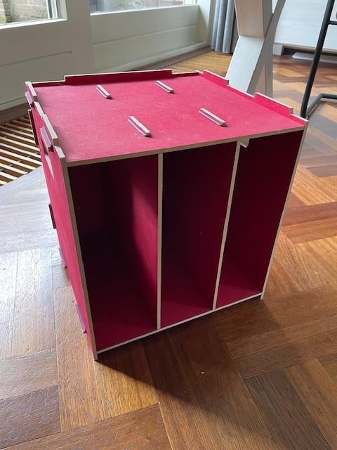 WERKHAUS Mediabox voor ca. 80 LP's - 6 beschikbaar, Ophalen, Zo goed als nieuw, Overige formaten