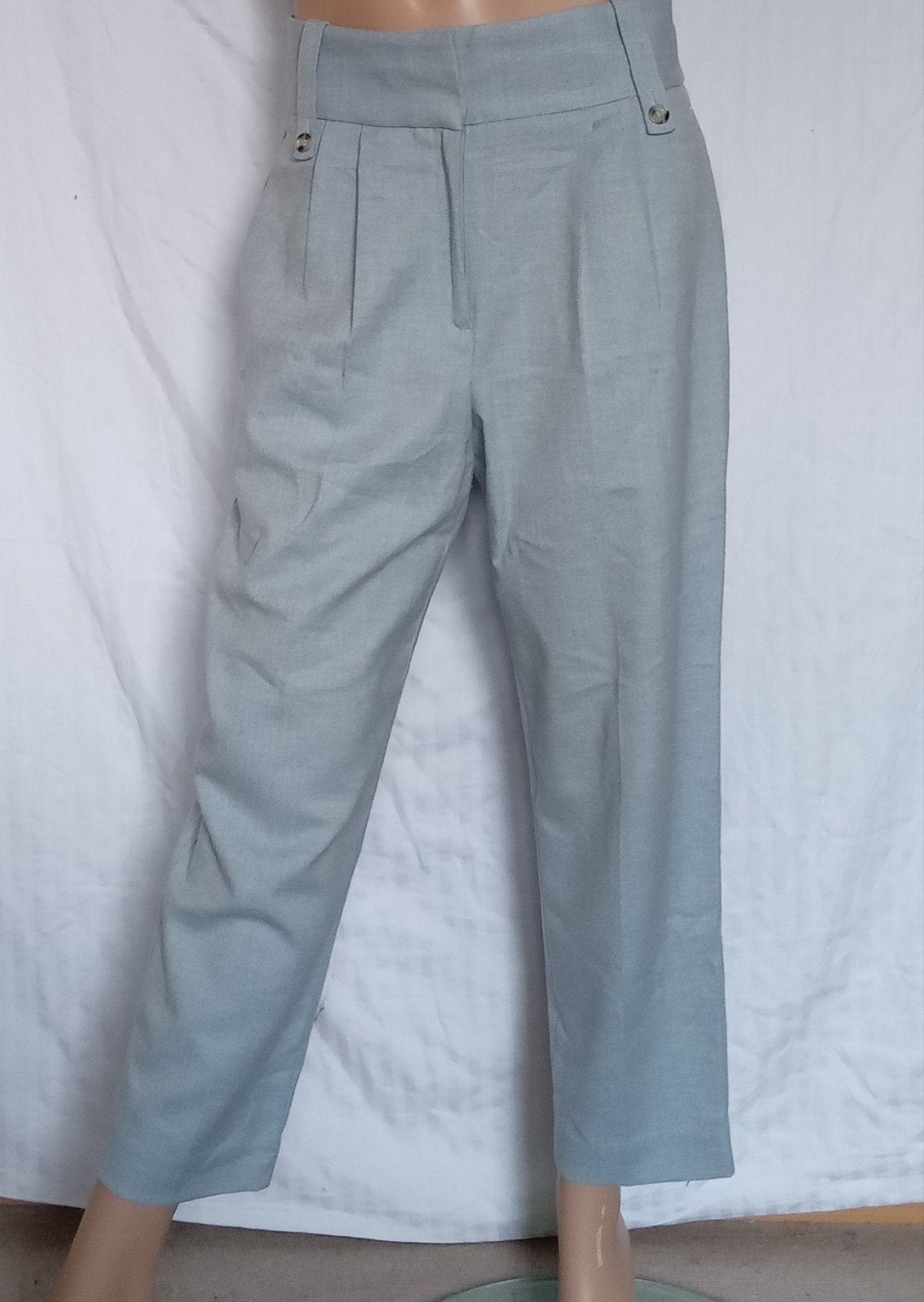 REISS Broek , Maat 38 , WOL, Kleding | Dames, Maat 38/40 (M), Blauw, Ophalen of Verzenden, Zo goed als nieuw