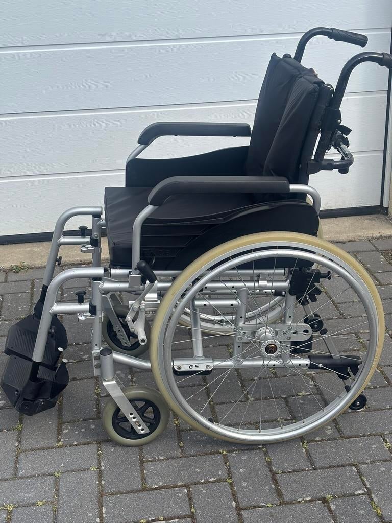 Excel G5 breed model lichtgewicht inklapbare rolstoel, Meer info ☎️0️⃣6️⃣➖2️⃣0️⃣9️⃣0️⃣1️⃣0️⃣4️⃣0️⃣, Excel G5, Zo goed als nieuw