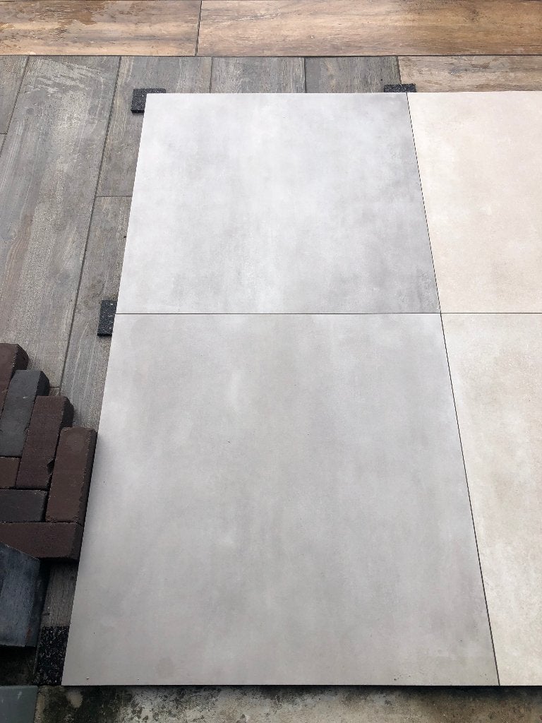 Keramische terrastegels ASH 80x80x2 cm 37 euro p/m2, Keramiek, Nieuw, Ophalen of Verzenden, 10 m² of meer