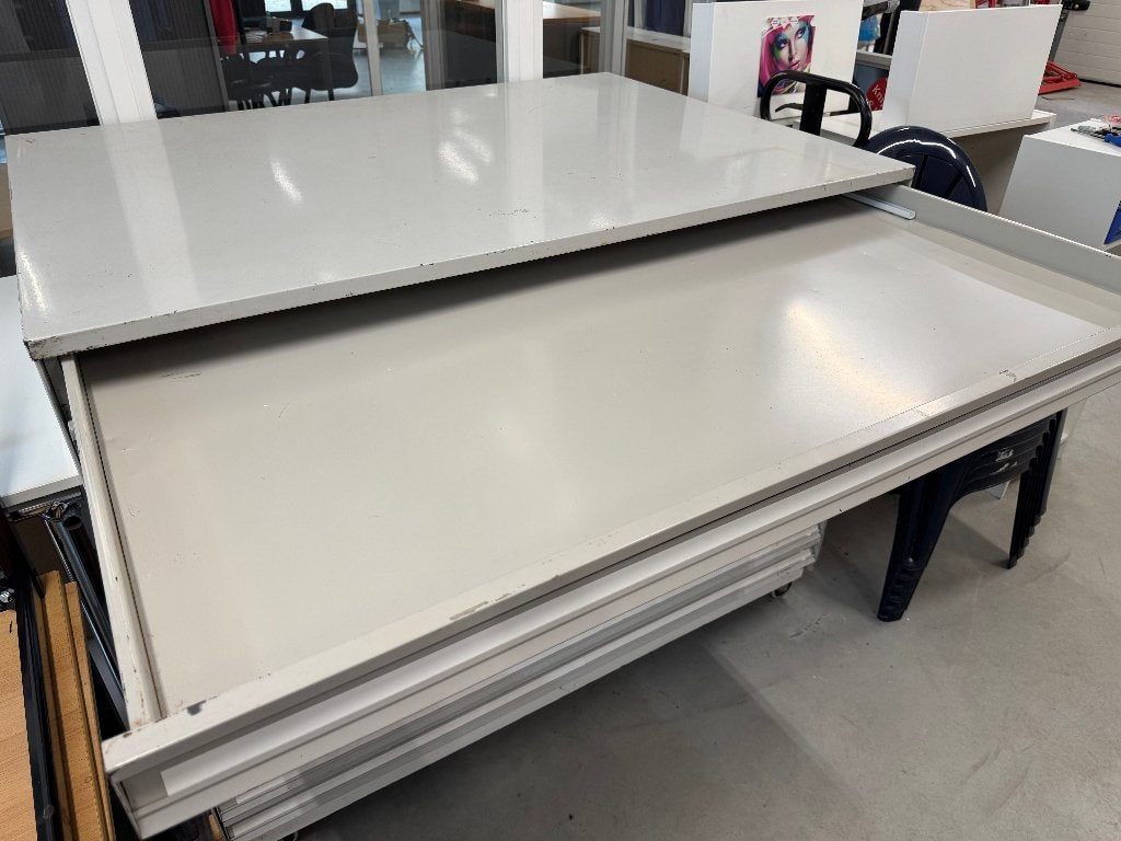 Grote tekeningenkast / plannenkast met veel laden, Ophalen, Gebruikt, 100 tot 150 cm, 75 cm of meer