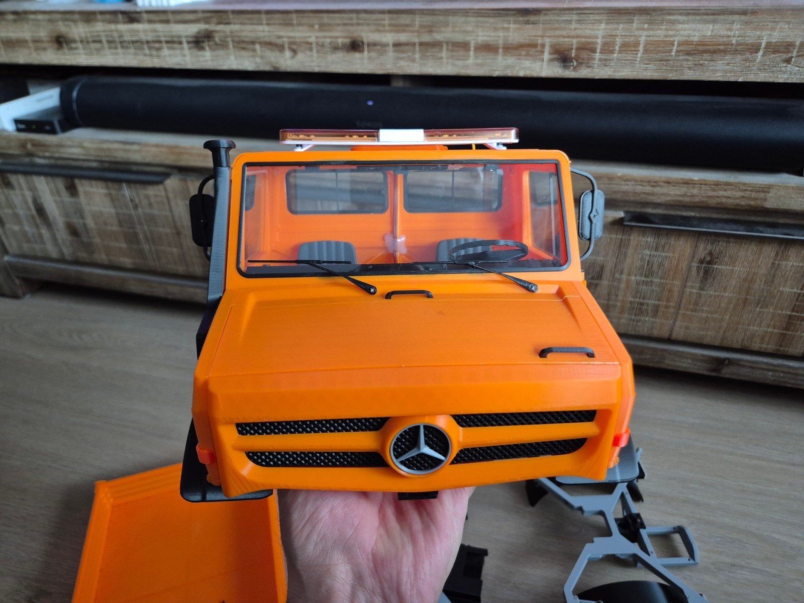 3d geprintte Unimog onderdelen, Ophalen of Verzenden, Nieuw, 1:9 t/m 1:12, Auto