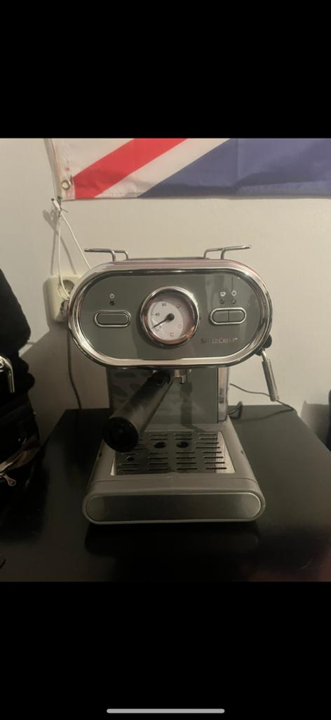 Silvercrest Espressomachine, Witgoed en Apparatuur, Koffiezetapparaten, Ophalen of Verzenden, Zo goed als nieuw, Espresso apparaat