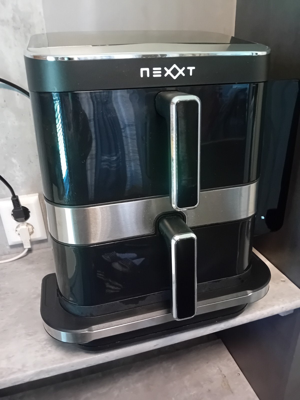 Foto 4 van dubbele airfryer met pizza oven