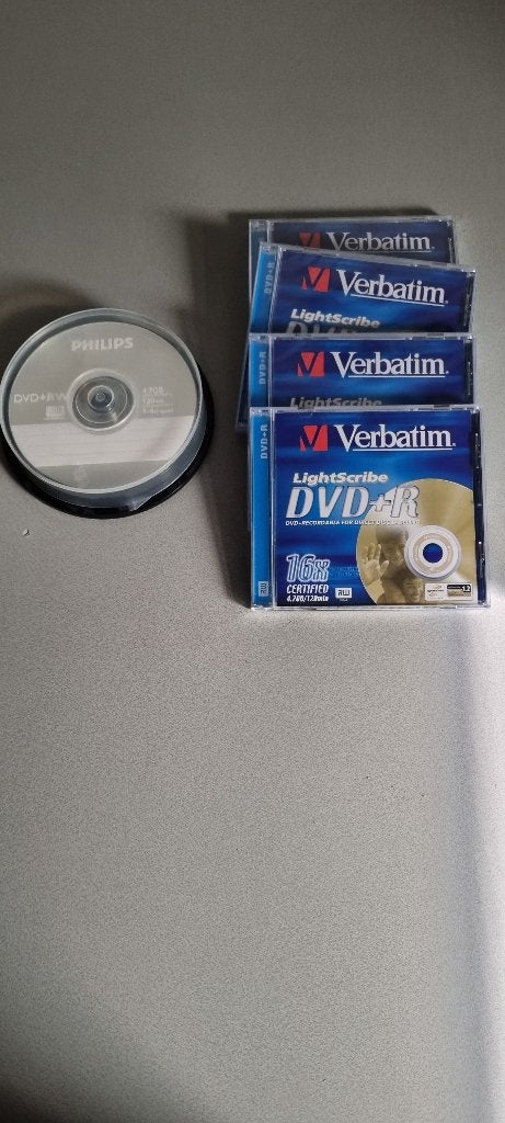 DVD +R   van PHILIPS en VERBATIM, Computers en Software, Philips, Ophalen of Verzenden, Zo goed als nieuw, Dvd