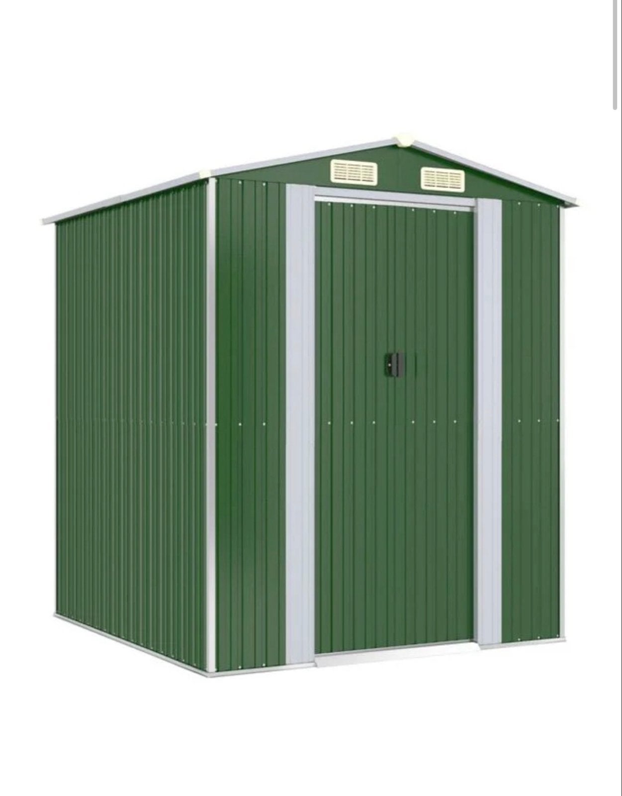 vidaXL Tuinberging Gegalvaniseerd Staal Groen 192x191x223 cm, Ophalen of Verzenden, Nieuw, Metaal, Overige typen