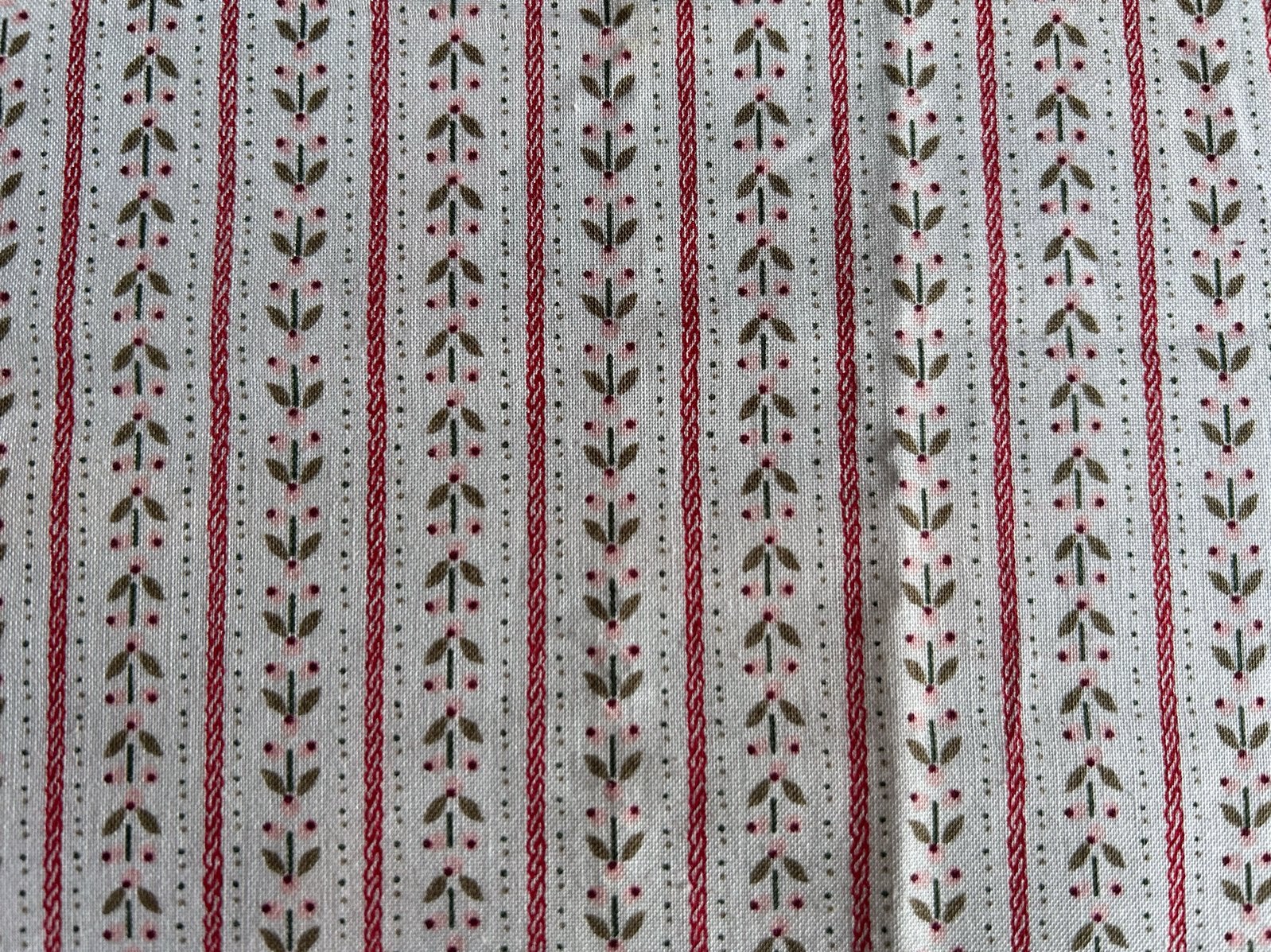 Schattig klassiek lapje wit rose zwitsers katoen, 120 cm of meer, Wit, Nieuw, Ophalen of Verzenden
