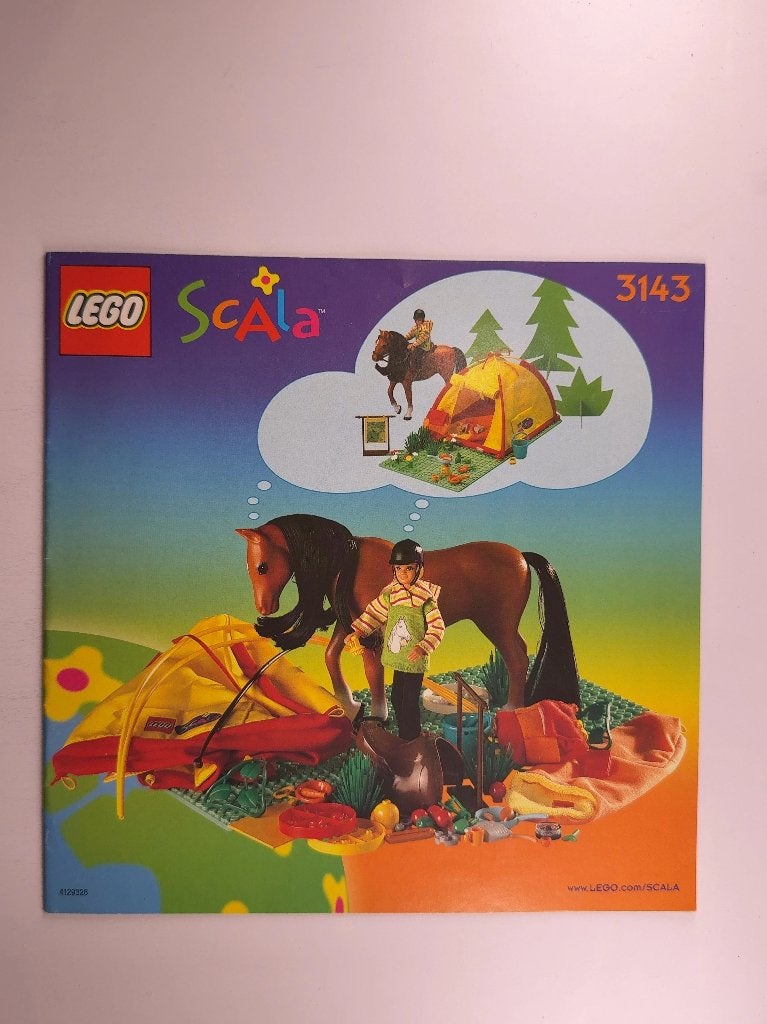 LEGO Scala 3143 (Instructions) for Set 3143 Camping Trip, Gebruikt, Overige thema's, Lego, Overige typen