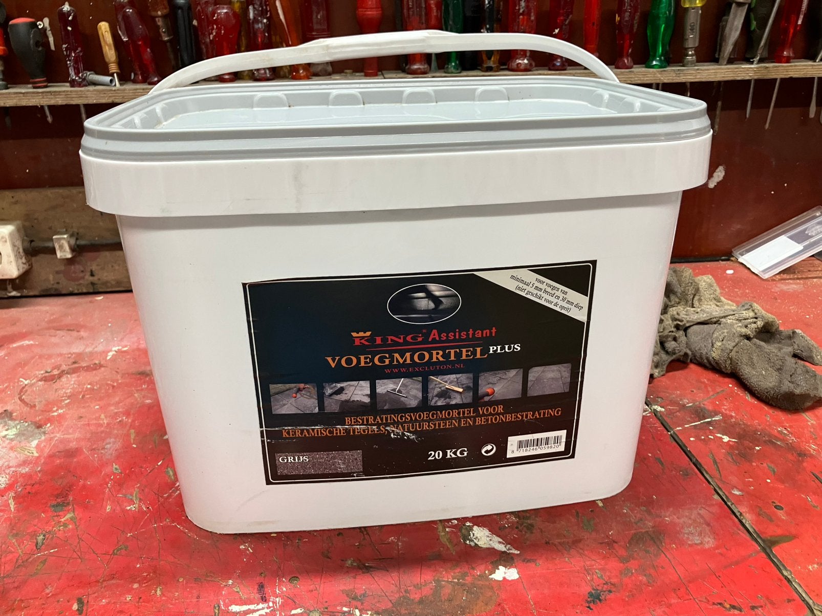 Voegmortel  nieuw 20 kg grijs ongeopend, Ophalen, Overige typen, Minder dan 20 cm, Zo goed als nieuw