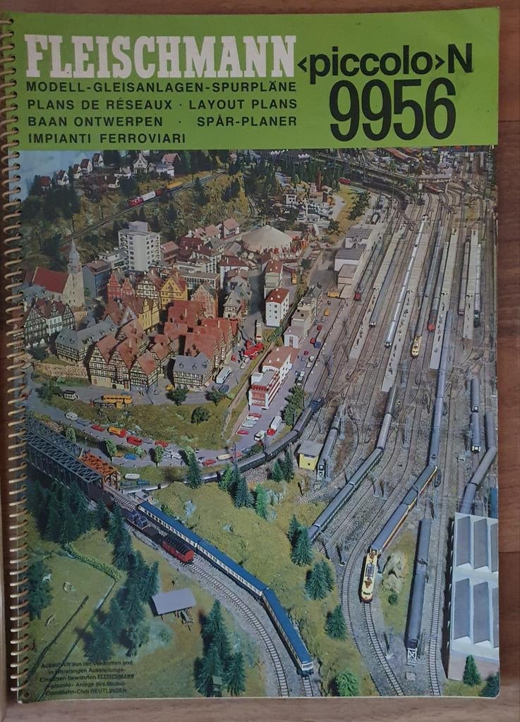 Fleischmann Baanplannenboek voor de Piccolo N-spoor serie., Ophalen of Verzenden, Nieuw, Gelijkstroom of Wisselstroom, Fleischmann