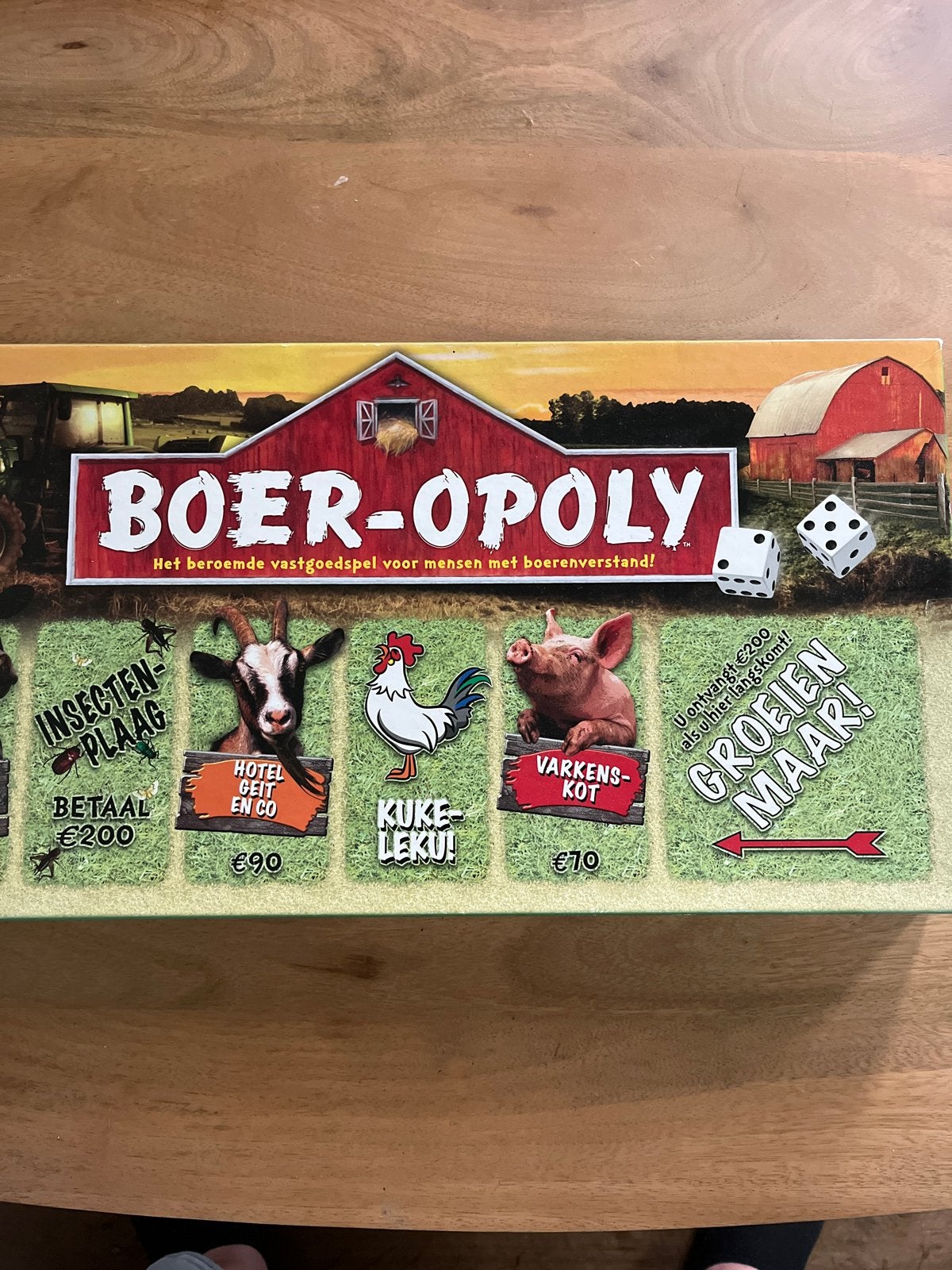 Boer-Opoly: Het beroemde vastgoedspel met boerenverstand!, Drie of vier spelers, Ophalen of Verzenden, Gebruikt