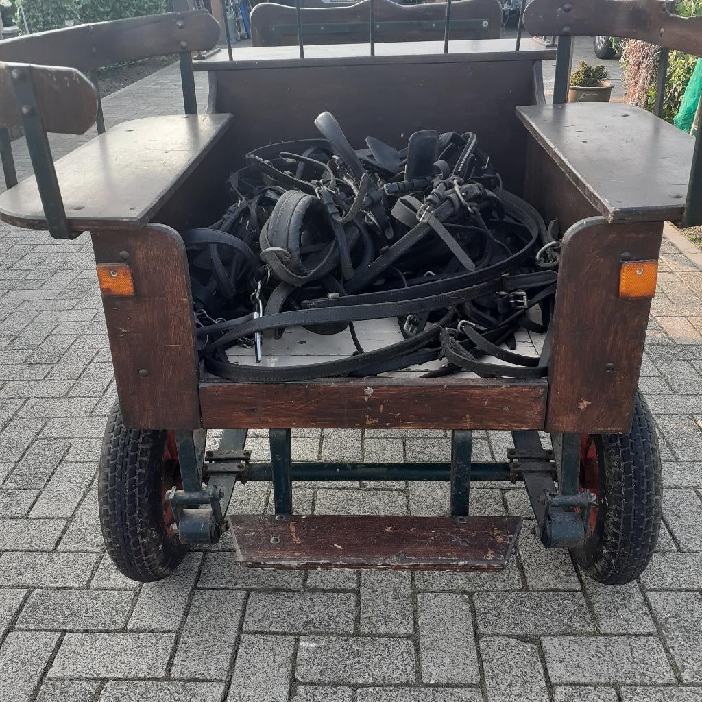 Te koop: paardenkar inclusief men tuig, Ophalen, Gebruikt, Recreatie