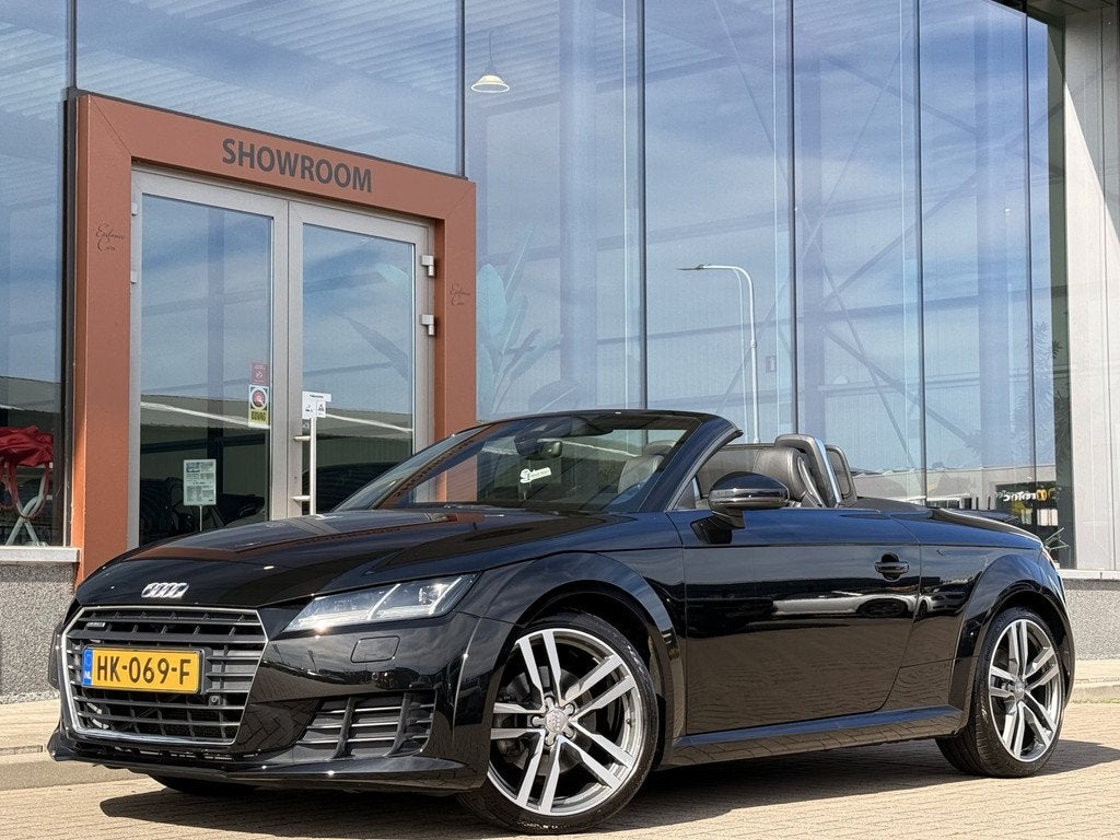 Audi TT Roadster 2.0 TFSI quattro S-Line | Bang & Olufsen |, Auto's, Audi, Gebruikt, 4 cilinders, Zwart, Leder