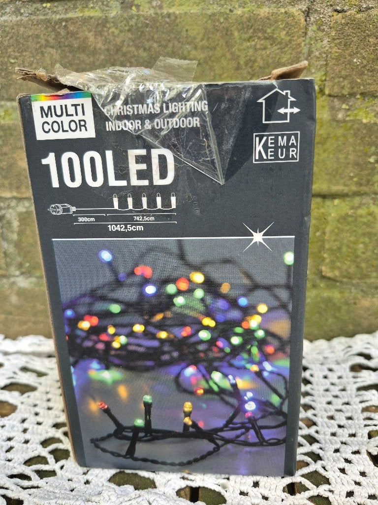 streng gekleurde kerstverlichting, Ophalen of Verzenden, Gebruikt