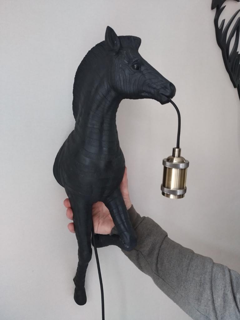 Wandlamp zebra, Ophalen, Kunststof