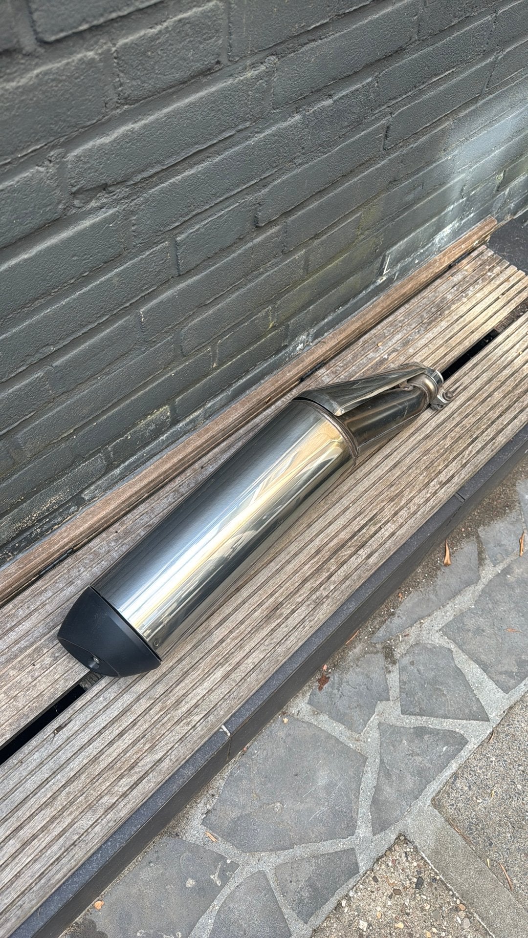 Honda CB 500 X uitlaat (origineel), Motoren, Ophalen, Gebruikt