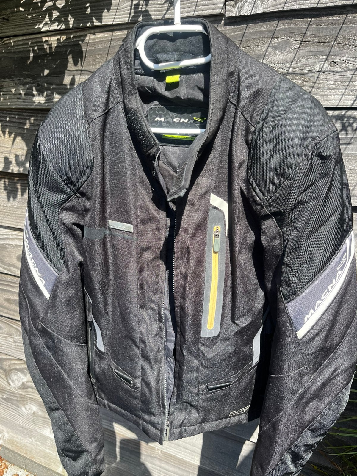 Macna heren motorjas textiel maat L, Ophalen of Verzenden, Tweedehands, Heren, Jas | textiel