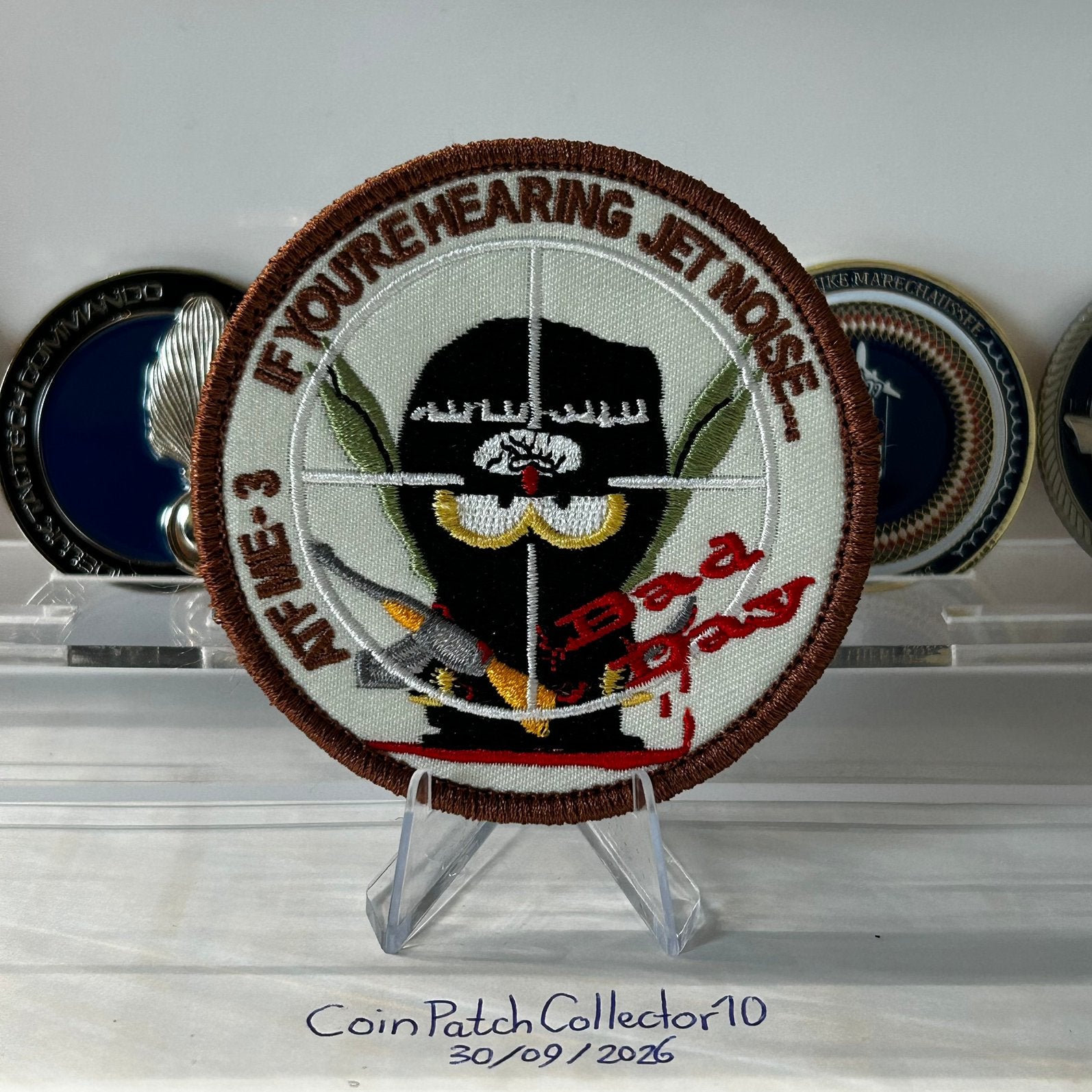 KLu ATFME-3 Morale Patch – Air Task Force Middle East, Ophalen of Verzenden, Luchtmacht, Nederland, Embleem of Badge