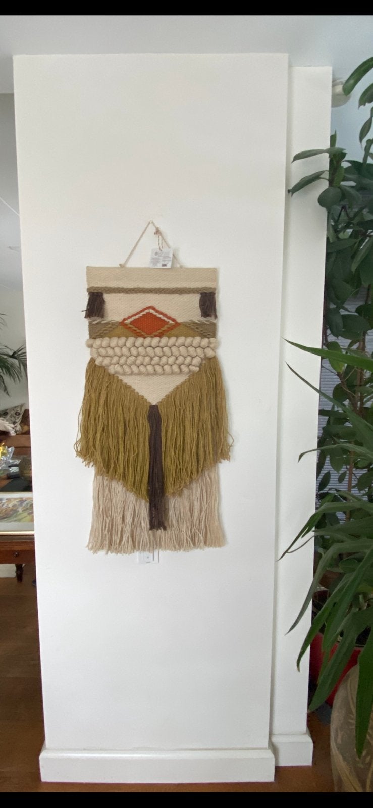 Wandkleed macramé geknoopt, Huis en Inrichting, Ophalen of Verzenden, Nieuw, Minder dan 50 cm, Schilderij