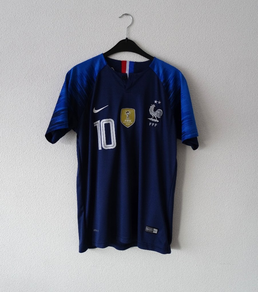 Frankrijk Kylian Mbappé voetbalshirt 2018 - maat S, Maat S, Ophalen of Verzenden, Gebruikt, Shirt