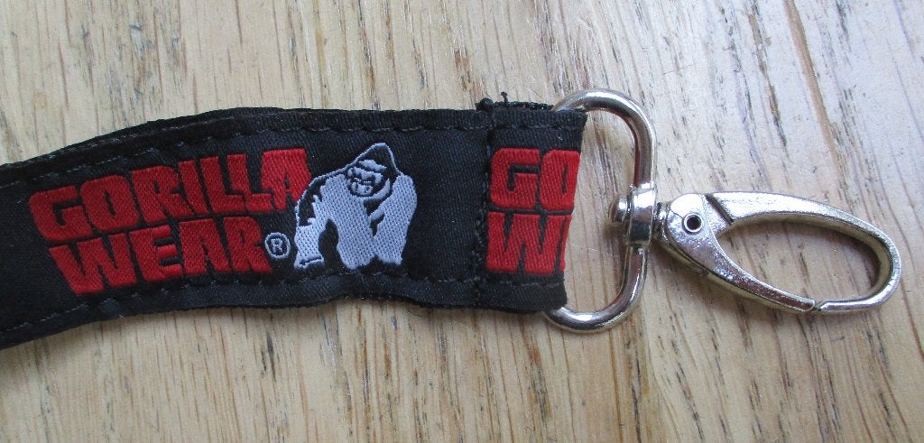 keycord sleutelkoord gorilla wear aap rood zwart nieuw, Ophalen of Verzenden, Nieuw
