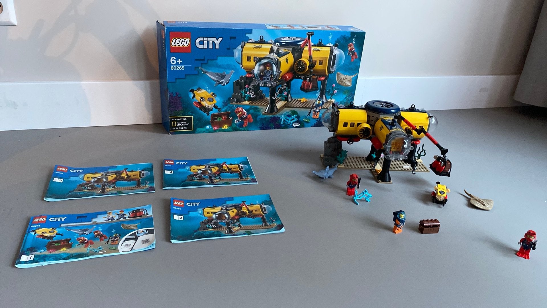 Lego City Oceaan Onderzoeksbasis 60265, City, Lego, Ophalen of Verzenden, Zo goed als nieuw