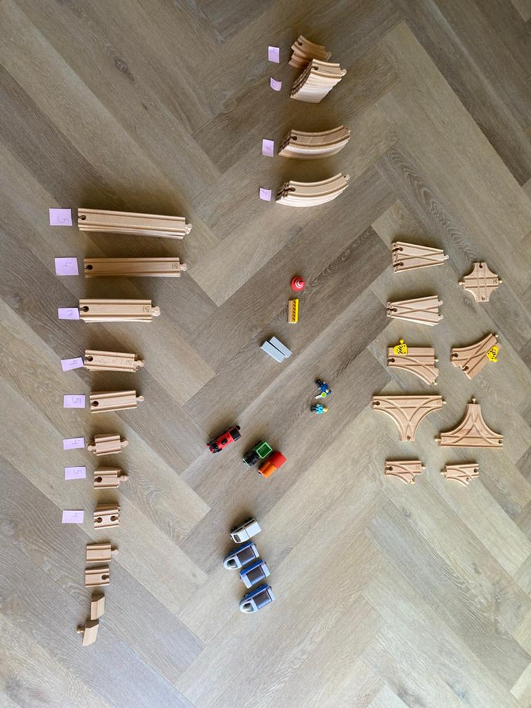 Grote treinbaan set: Hape, Ikea en meer (hout), Ophalen, Gebruikt, Overige typen