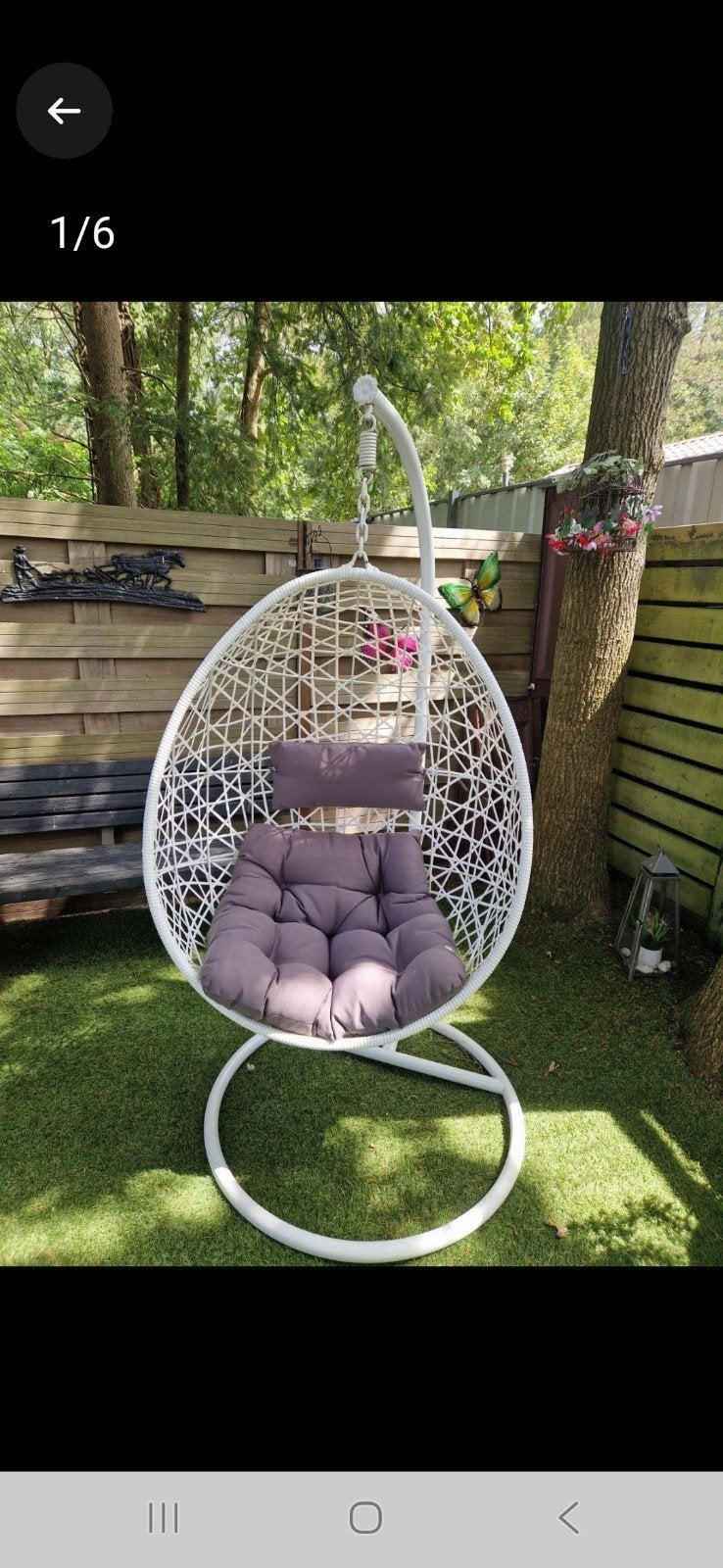 ei stoel schommelstoelen hang stoel, Ophalen