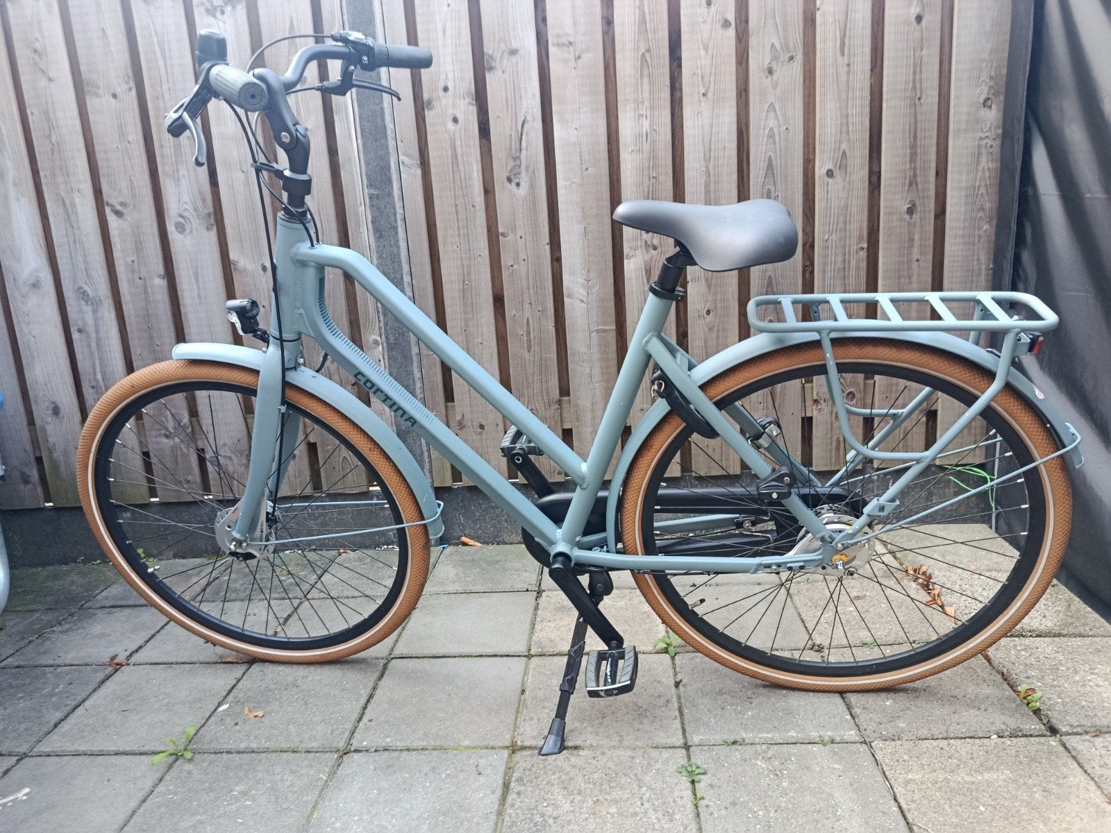 Cortina Foss ND7 Damesfiets (2022) - ZGAN, Versnellingen, Zo goed als nieuw, 50 tot 53 cm, Trommelrem