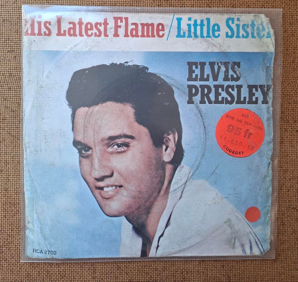 Presley, Elvis  - His latest flame - Single is TOP, Ophalen of Verzenden, Gebruikt, Pop