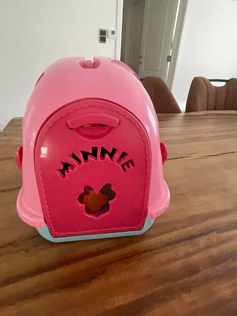 Minnie mouse Figaro dierenarts speelset, Ophalen, Mickey Mouse, Zo goed als nieuw, Beeldje of Figuurtje