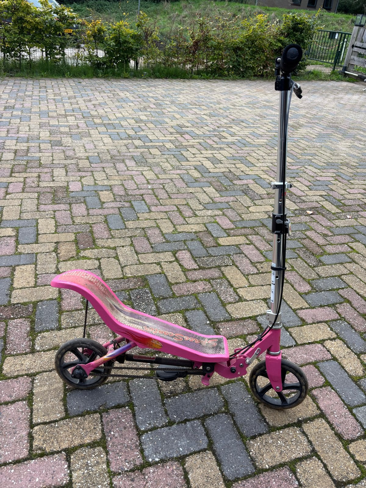 Spacescooter, Ophalen, Gebruikt, Gewone step