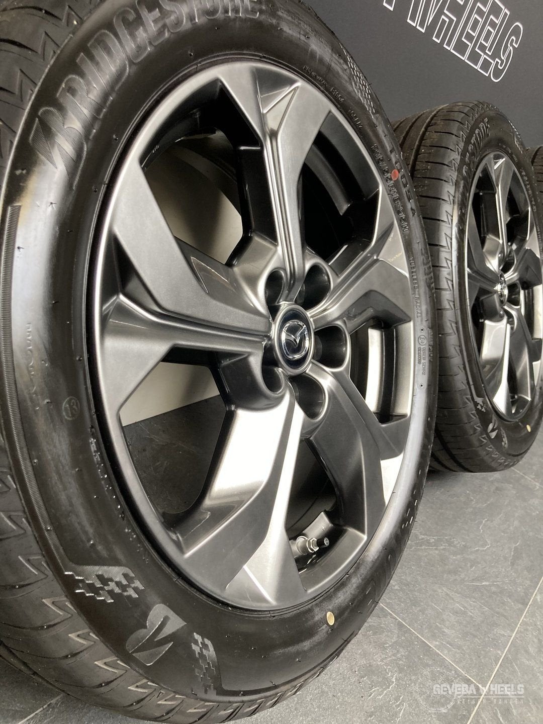 18” originele Mazda MX-30 velgen + banden 5x114.3 9965777080, 18 inch, -, -, Banden en Velgen