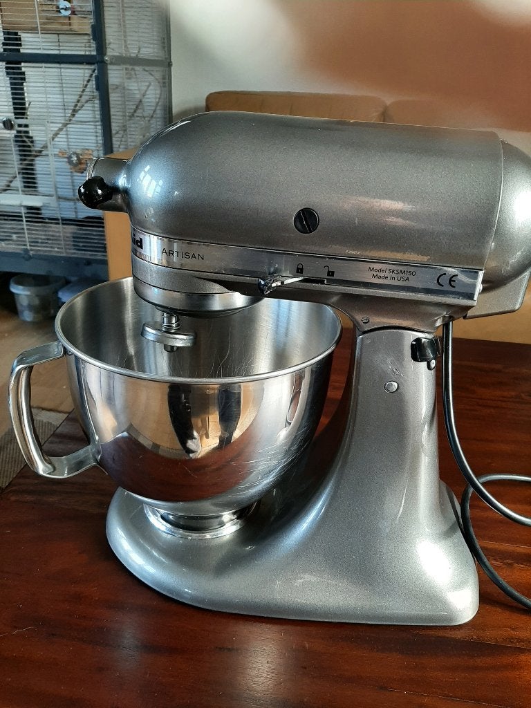 Kitchen Aid keukenmachine Artisan, Huis en Inrichting, Overige typen, Ophalen, Gebruikt, Grijs