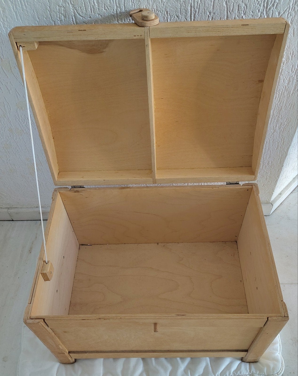 Stoere houten kist van Groenheuvel - Handgemaakt, Ophalen, Minder dan 50 cm, Gebruikt, 50 tot 100 cm