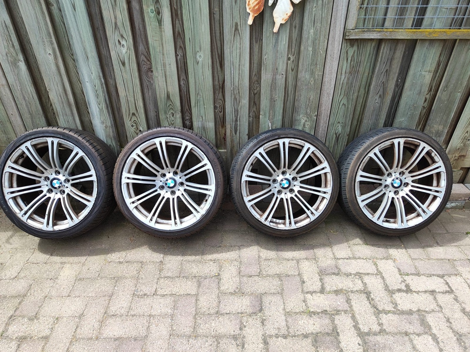 19" BMW 3 serie E90 E91 E92 E93 breedset velgen style 220 M3, Auto-onderdelen, Banden en Velgen, 275 mm, Banden en Velgen, B, W