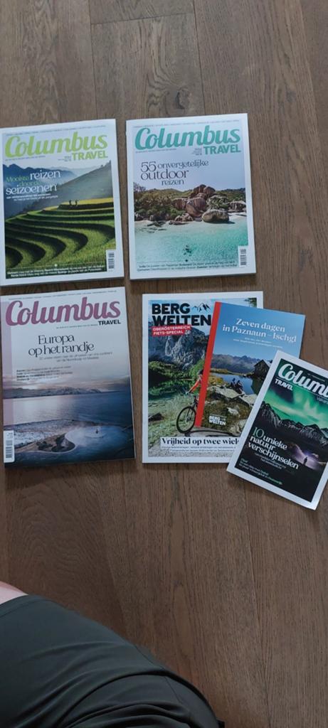 Columbus Travel magazines - nieuwste edities, Ophalen of Verzenden, Zo goed als nieuw, Overige typen